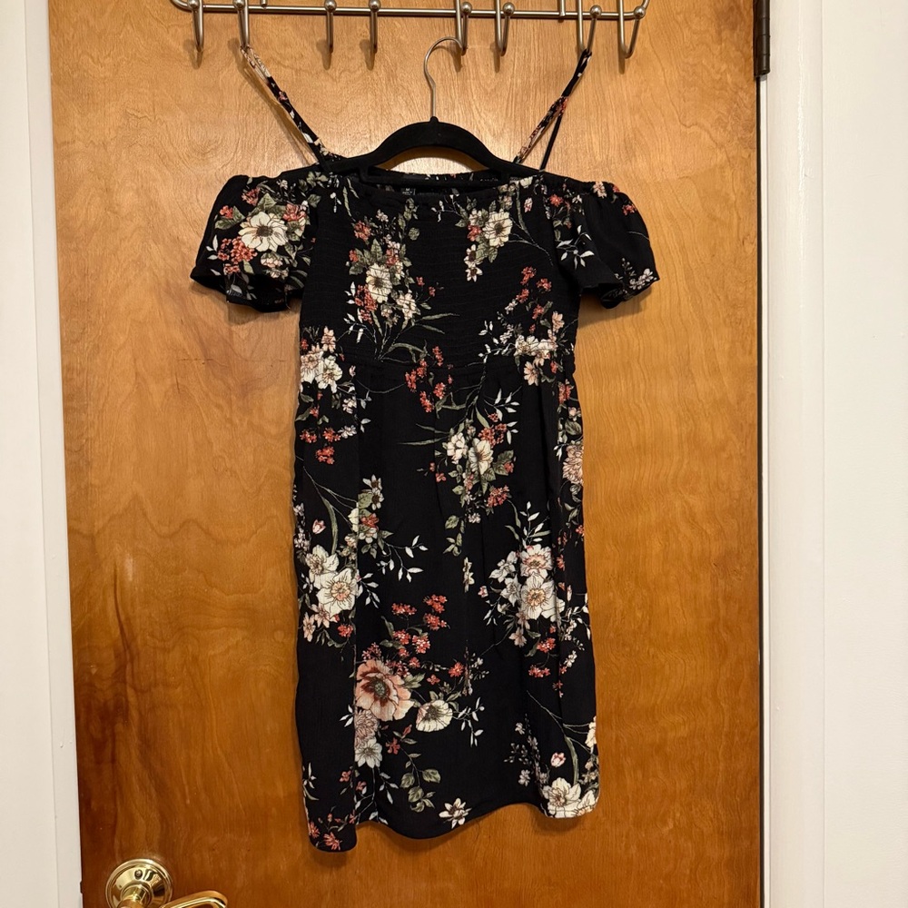Iris Brand Black Floral Dress